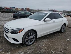 Mercedes-Benz c 300 4matic salvage cars for sale: 2019 Mercedes-Benz C 300 4matic