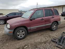 Chevrolet salvage cars for sale: 2003 Chevrolet Tracker