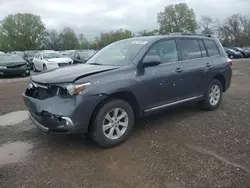Salvage cars for sale at Des Moines, IA auction: 2013 Toyota Highlander Base