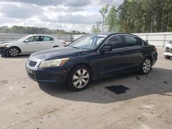 Salvage cars for sale from Copart Dunn, NC: 2008 Honda Accord EXL