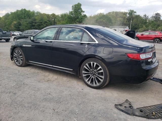 2017 Lincoln Continental Select