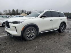 Salvage cars for sale from Copart Finksburg, MD: 2024 Infiniti QX60 Sensory