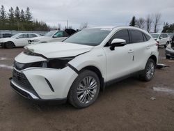 Salvage cars for sale from Copart Bowmanville, ON: 2021 Toyota Venza LE