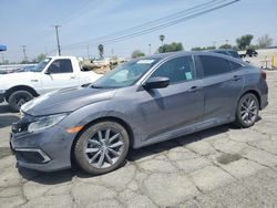 Salvage cars for sale at Colton, CA auction: 2021 Honda Civic EX