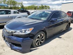 Salvage cars for sale at Spartanburg, SC auction: 2017 Honda Accord EXL