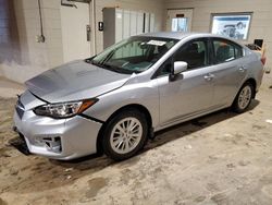 Salvage cars for sale at West Mifflin, PA auction: 2018 Subaru Impreza Premium