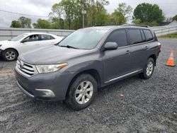 Salvage cars for sale at Gastonia, NC auction: 2011 Toyota Highlander Base