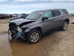 Salvage cars for sale at Amarillo, TX auction: 2019 Chevrolet Traverse LS