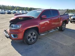 Salvage cars for sale from Copart Harleyville, SC: 2016 Chevrolet Colorado LT