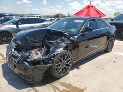 Salvage cars for sale from Copart Grand Prairie, TX: 2012 Cadillac CTS Luxury Collection