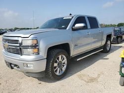 Salvage trucks for sale at San Antonio, TX auction: 2014 Chevrolet Silverado K1500 High Country