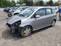 Salvage cars for sale at Madisonville, TN auction: 2007 Honda FIT S