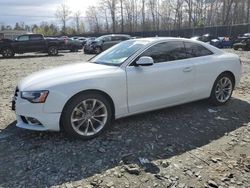 Salvage cars for sale from Copart Waldorf, MD: 2014 Audi A5 Premium Plus