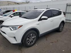Salvage cars for sale at New Britain, CT auction: 2017 Toyota Rav4 HV LE
