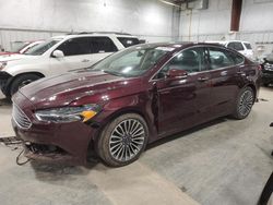 Salvage cars for sale at Milwaukee, WI auction: 2018 Ford Fusion SE