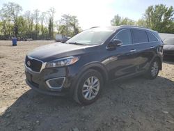 Salvage cars for sale from Copart Baltimore, MD: 2017 KIA Sorento LX