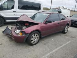 Salvage cars for sale from Copart Rancho Cucamonga, CA: 1993 Honda Civic DX
