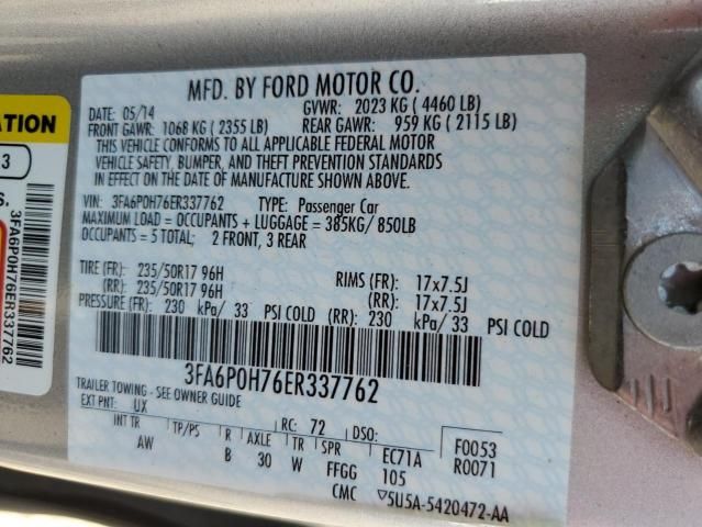 2014 Ford Fusion SE