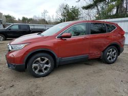 Salvage cars for sale from Copart Lyman, ME: 2017 Honda CR-V EXL