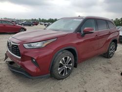 Salvage cars for sale from Copart Houston, TX: 2020 Toyota Highlander XLE