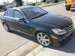 Salvage cars for sale at Bakersfield, CA auction: 2012 Mercedes-Benz C 250