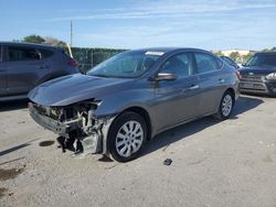 Salvage cars for sale from Copart Orlando, FL: 2017 Nissan Sentra S