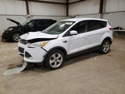 Salvage cars for sale at Pennsburg, PA auction: 2015 Ford Escape SE
