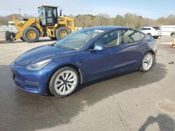 Tesla Model 3 salvage cars for sale: 2022 Tesla Model 3