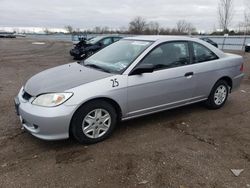 Salvage cars for sale from Copart London, ON: 2005 Honda Civic DX