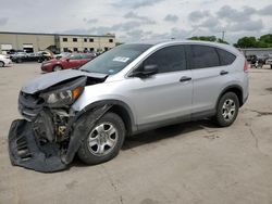 Salvage cars for sale at Wilmer, TX auction: 2012 Honda CR-V LX