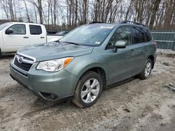 Salvage cars for sale at Candia, NH auction: 2016 Subaru Forester 2.5I Premium