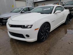 Salvage cars for sale at Pekin, IL auction: 2015 Chevrolet Camaro LT
