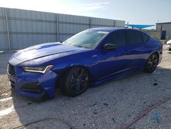 Salvage cars for sale at Arcadia, FL auction: 2021 Acura TLX Tech A