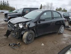 Salvage cars for sale at Bowmanville, ON auction: 2018 Nissan Micra