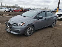 Salvage cars for sale at Woodhaven, MI auction: 2021 Nissan Versa SV
