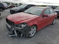 Salvage cars for sale from Copart Cahokia Heights, IL: 2012 Mercedes-Benz C 250