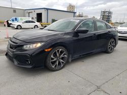 Salvage cars for sale at New Orleans, LA auction: 2018 Honda Civic SI