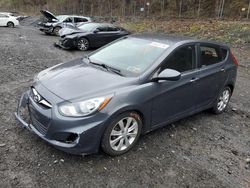 Salvage cars for sale at Marlboro, NY auction: 2012 Hyundai Accent GLS