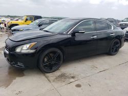 Salvage cars for sale at Grand Prairie, TX auction: 2014 Nissan Maxima S