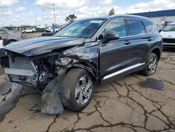Salvage cars for sale from Copart Woodhaven, MI: 2021 Hyundai Santa FE SEL