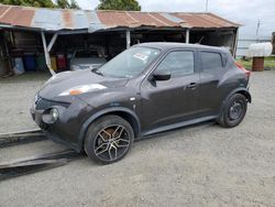 Salvage cars for sale from Copart Vallejo, CA: 2012 Nissan Juke S