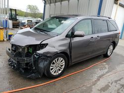 Salvage cars for sale from Copart Lebanon, TN: 2013 Toyota Sienna XLE