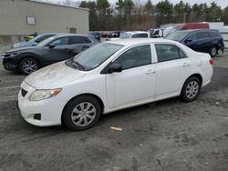 Salvage cars for sale from Copart Exeter, RI: 2009 Toyota Corolla Base