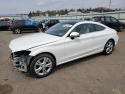 Salvage cars for sale at Pennsburg, PA auction: 2017 Mercedes-Benz C 300 4matic