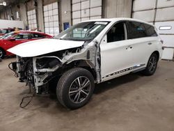 Salvage cars for sale from Copart Blaine, MN: 2019 Infiniti QX60 Luxe