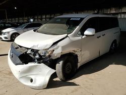 Salvage cars for sale from Copart Phoenix, AZ: 2014 Nissan Quest S