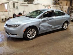 Salvage cars for sale from Copart Casper, WY: 2015 Chrysler 200 Limited