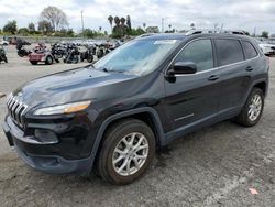 Salvage cars for sale from Copart Van Nuys, CA: 2015 Jeep Cherokee Latitude
