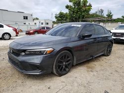 Salvage cars for sale from Copart Opa Locka, FL: 2022 Honda Civic Sport