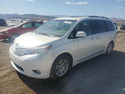 Salvage cars for sale from Copart North Las Vegas, NV: 2017 Toyota Sienna XLE